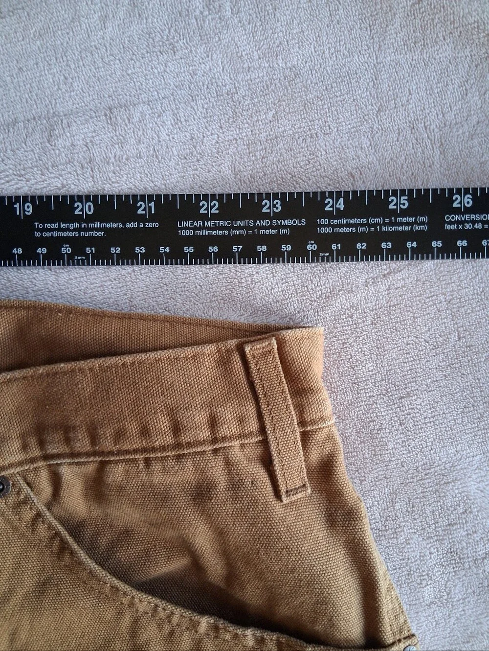 Dickies Men's Tan Straight-Leg Carpenter Pants
